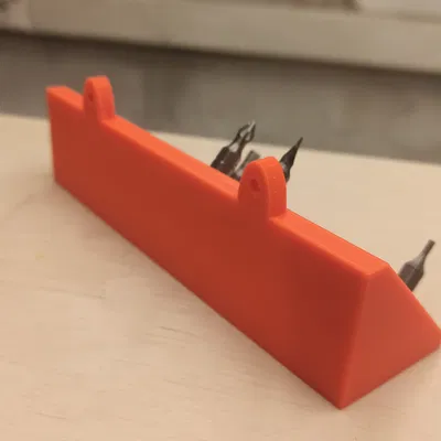 Giá đựng bit 80 cái – treo tường/để bàn