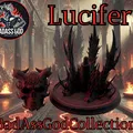 Đầu Lâu Lucifer (Lucifer Skull / Luzifer Schädel) kèm bệ đỡ - Thumbnail 3