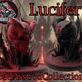Đầu Lâu Lucifer (Lucifer Skull / Luzifer Schädel) kèm bệ đỡ - Thumbnail 4