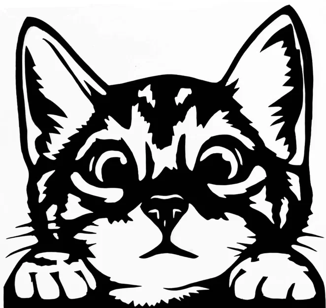 Mèo 2D (2D cat) - Image 1