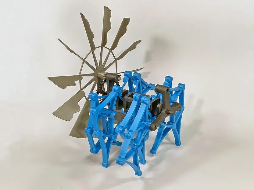 Easy Strandbeest – Strandbeest mini chạy gió (dễ in, dễ lắp) - Image 4