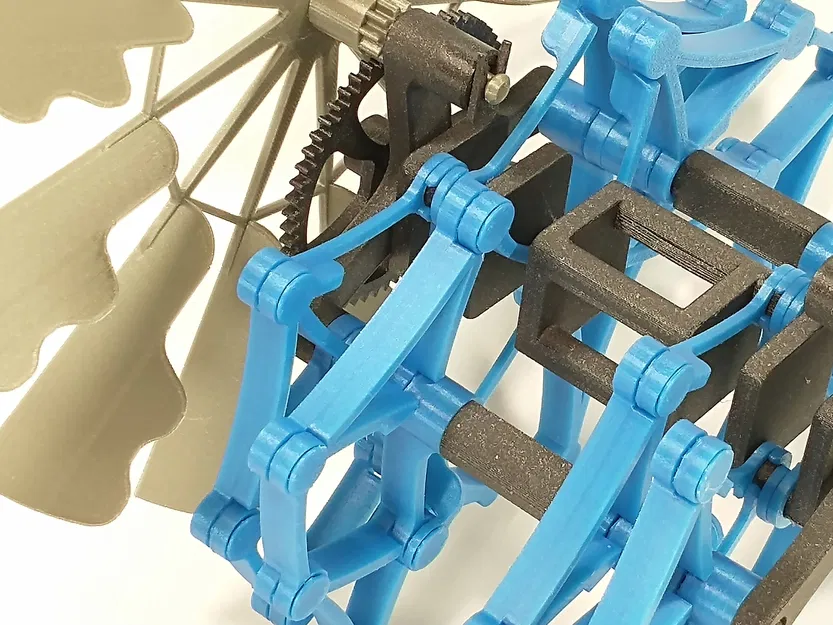 Easy Strandbeest – Strandbeest mini chạy gió (dễ in, dễ lắp) - Image 5