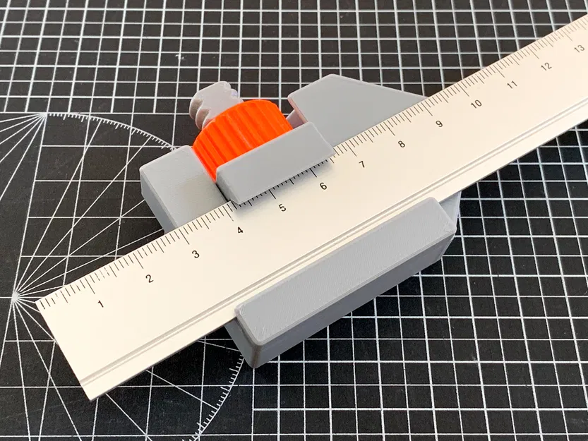 [Remix] Khối canh vị trí thước có thể chỉnh (Adjustable Ruler Positioning Block) - Image 1