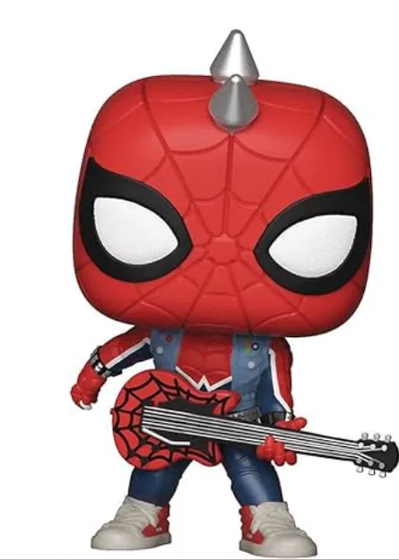 Spider-punk Spiderman Funko POP! (In 3D & vẽ acrylic) - Image 1