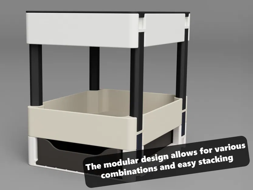 Hệ hộp lưu trữ xếp chồng đa năng (Versatile Stackable Storage Box System) - Image 1