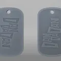 Móc khóa Dandadan (Dogtag logo) | Dandadan keychain - Thumbnail 2