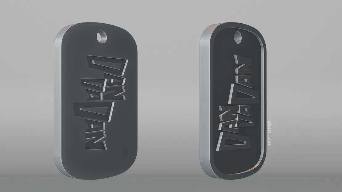 Móc khóa Dandadan (Dogtag logo) | Dandadan keychain - Image 3