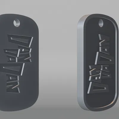 Móc khóa Dandadan (Dogtag logo) | Dandadan keychain