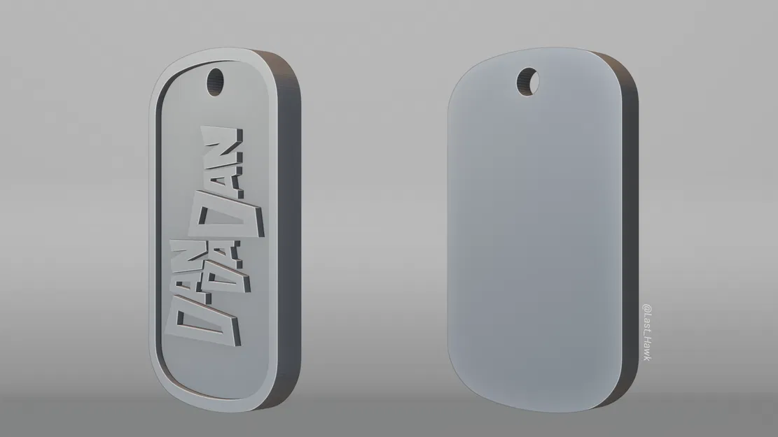 Móc khóa Dandadan (Dogtag logo) | Dandadan keychain - Image 4