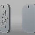 Móc khóa Dandadan (Dogtag logo) | Dandadan keychain - Thumbnail 4