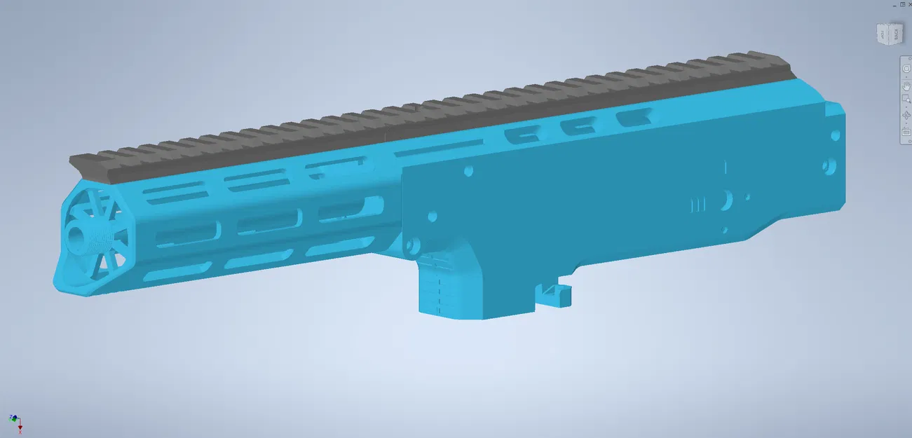 Handguard MLok 3 Slot + Picatinny Rail Liền cho Mosquito Open Beta 2 - Image 4