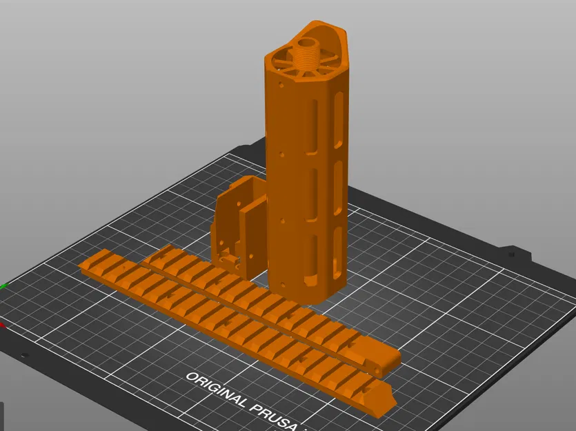 Handguard MLok 3 Slot + Picatinny Rail Liền cho Mosquito Open Beta 2 - Image 5