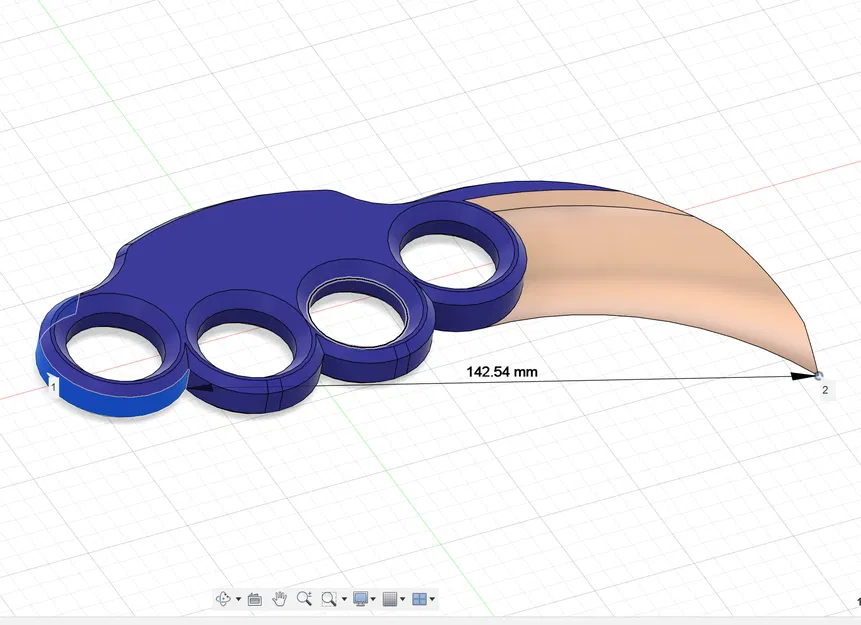 Dao Brass Knuckles Knife mở hộp (Box Opener / Box Cutter) - Image 1