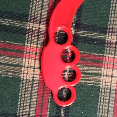 Dao Brass Knuckles Knife mở hộp (Box Opener / Box Cutter)