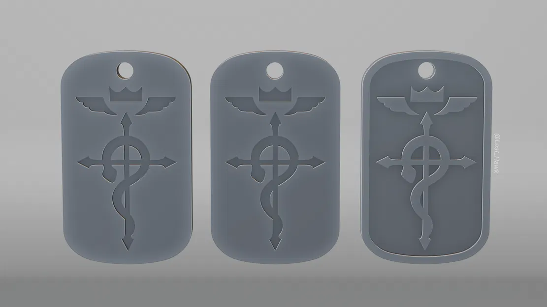 Thẻ bài Flamel (Fullmetal Alchemist) - Dogtag - Image 2