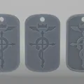 Thẻ bài Flamel (Fullmetal Alchemist) - Dogtag - Thumbnail 2