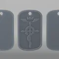 Thẻ bài Flamel (Fullmetal Alchemist) - Dogtag - Thumbnail 3