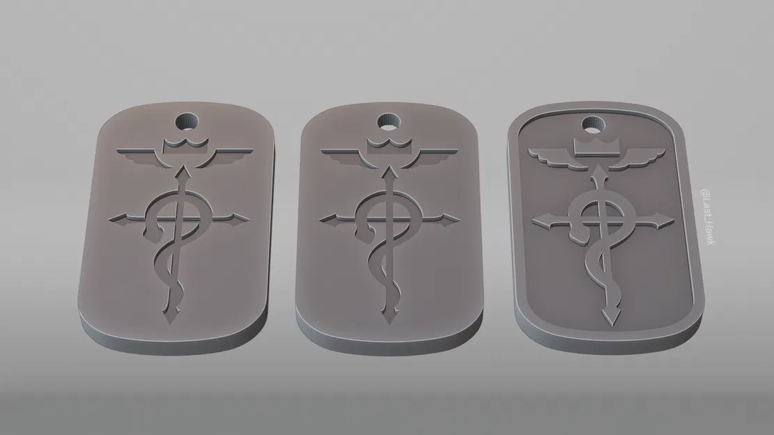 Thẻ bài Flamel (Fullmetal Alchemist) - Dogtag - Image 4