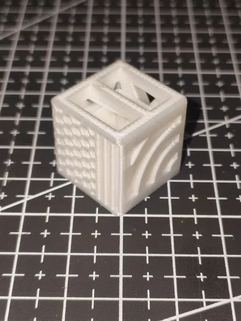 Khối Test Cube Đa Năng cho Máy In 3D (All-in-One 3D Printer Test Cube) - Image 1