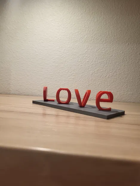 Bảng tên đôi Valentine (Love, You) - Image 2