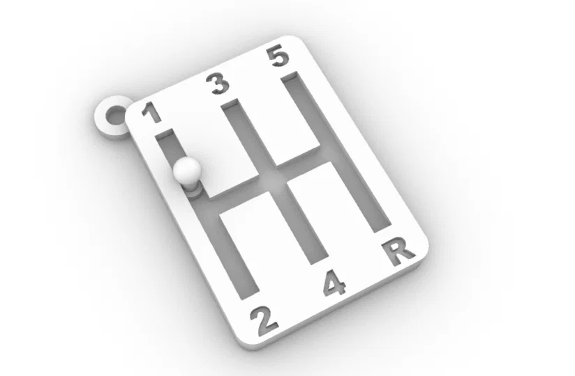 Móc khóa hộp số sàn (Llavero caja de cambios manual) - Image 1