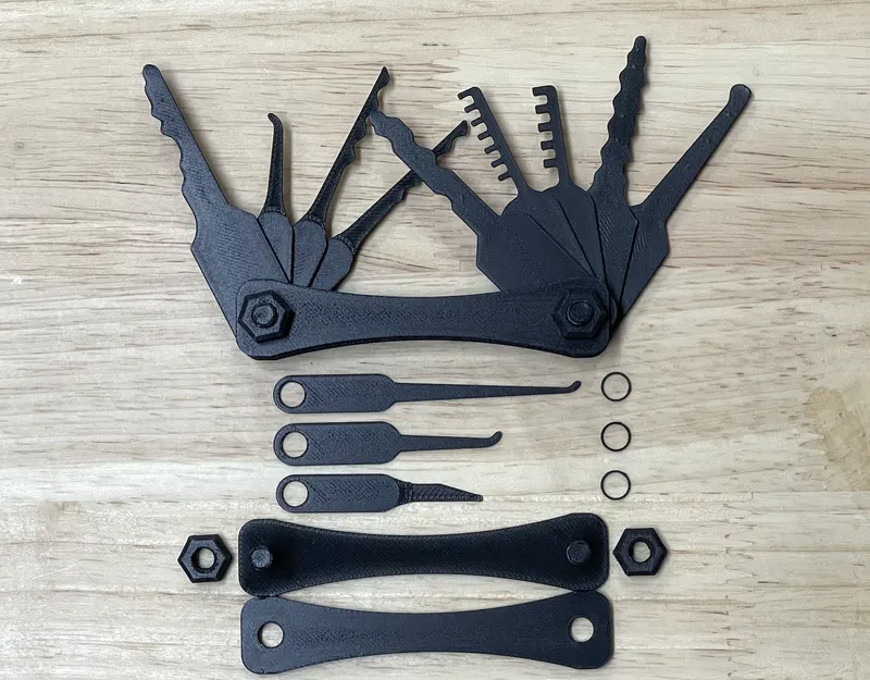 Multitool Lock Pick 9 trong 1 (9 in 1 Multitool) - Image 1