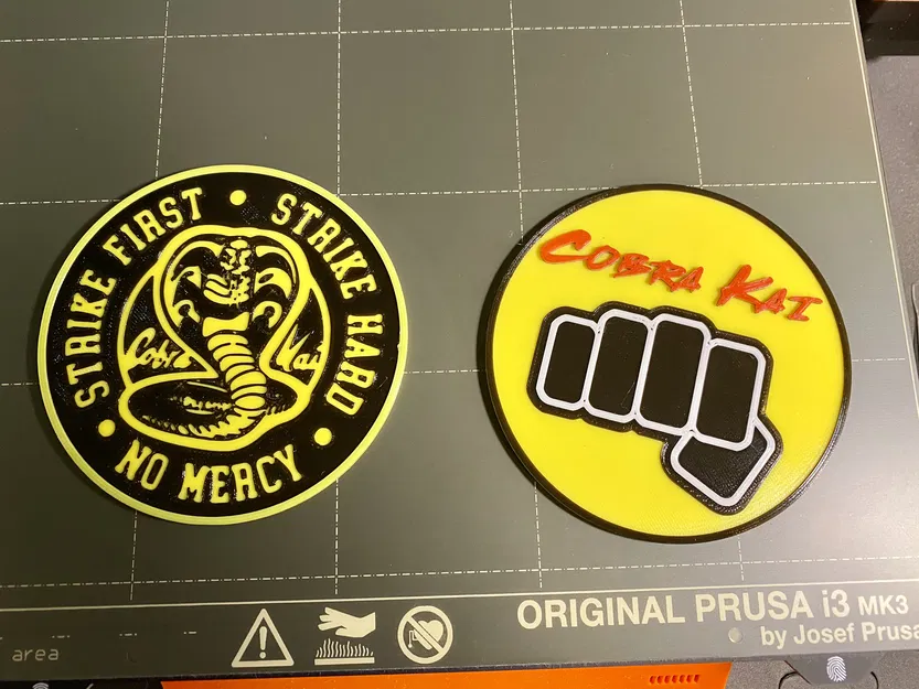 Lót Ly Cobra Kai Koasters - Image 1
