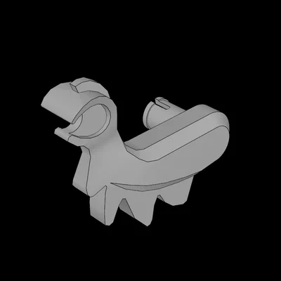 Tương thích LEGO (6128.dat) Animal Dragon Arm Left - Tay trái rồng