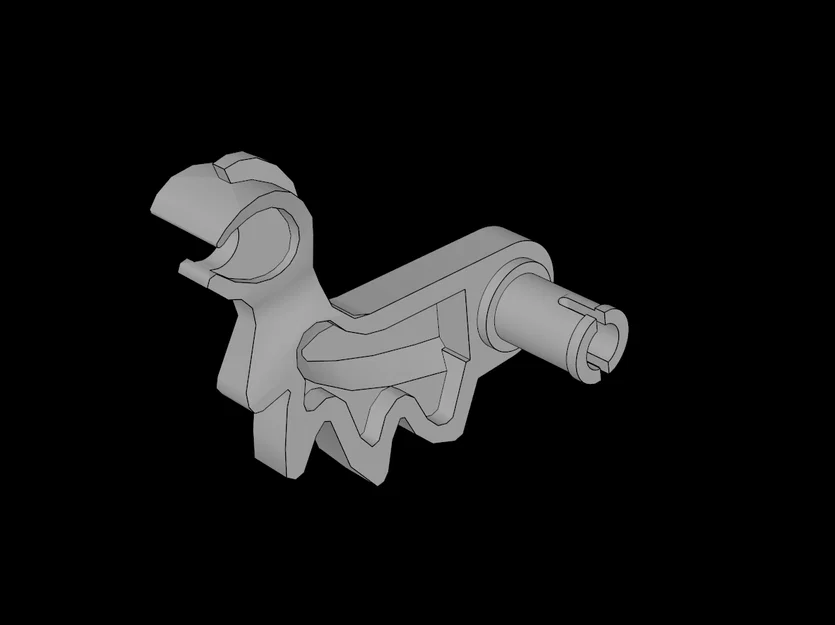 Lego Compatible (6127.dat) Animal Dragon Arm Right - Tay Rồng Phải - Image 1