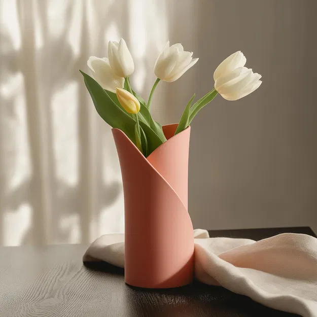 Serena Vase – Bình trang trí thanh lịch tối giản - Image 1