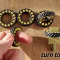 Nhẫn fidget bánh răng kèm dụng cụ xoay (turn tool) - Thumbnail 1