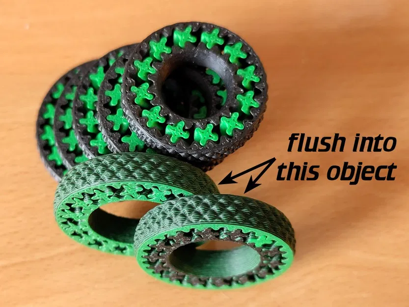 Nhẫn Fidget Gear – Diamond Knurling - Image 2