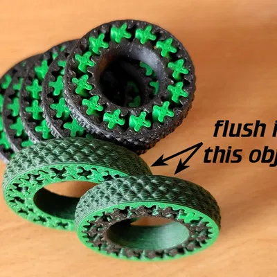 Nhẫn Fidget Gear – Diamond Knurling