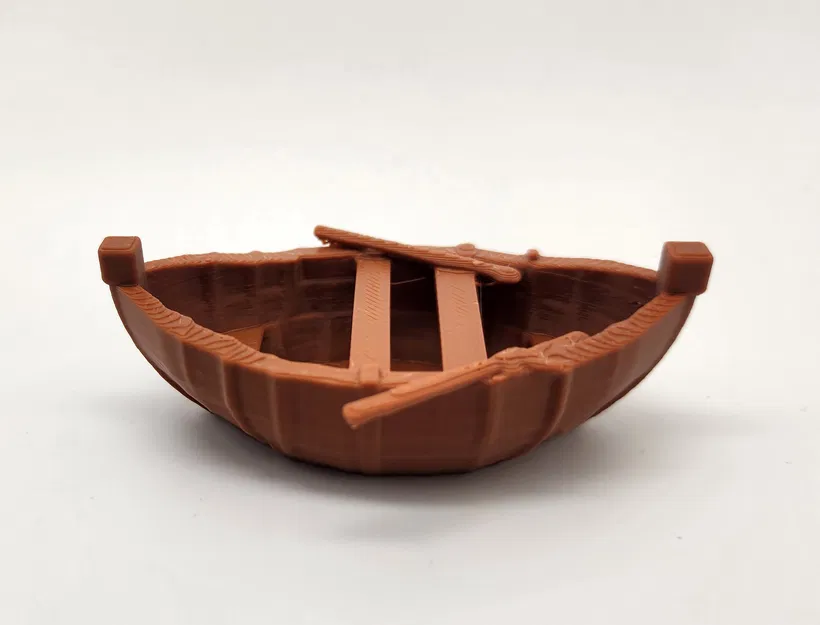 Mô hình thuyền chèo mini (Rowboat Miniature) - Image 1