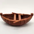 Mô hình thuyền chèo mini (Rowboat Miniature) - Thumbnail 1