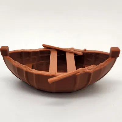 Mô hình thuyền chèo mini (Rowboat Miniature)