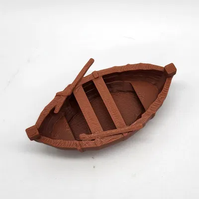 Mô hình thuyền chèo mini (Rowboat Miniature)