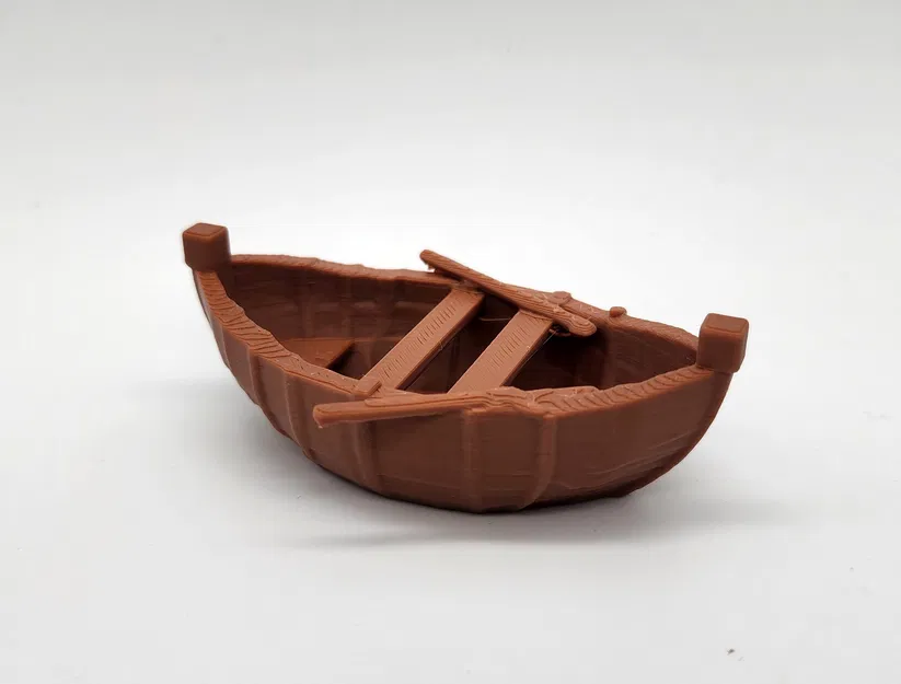 Mô hình thuyền chèo mini (Rowboat Miniature) - Image 3
