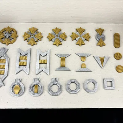 Phù hiệu cấp bậc Star Trek TWOK (Rank Insignia)