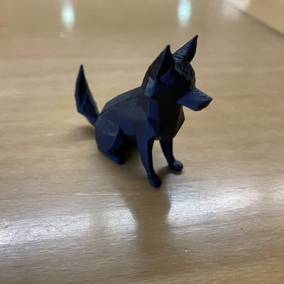 Husky Low poly
