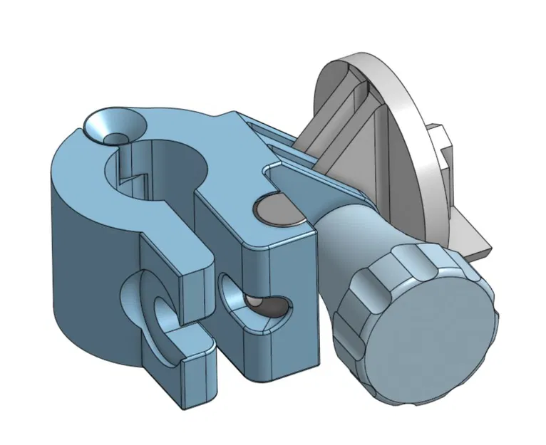 Adapter kẹp chân mic 15mm gắn điện thoại/tablet & GoPro (Microphone Mic Stand Holder) - Image 4