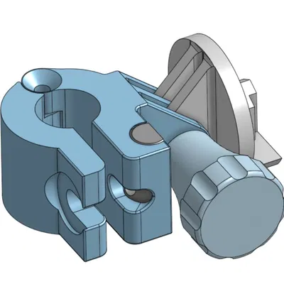 Adapter kẹp chân mic 15mm gắn điện thoại/tablet & GoPro (Microphone Mic Stand Holder)