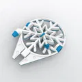 Snowflake Millennium Falcon – Ornament bông tuyết mùa đông - Thumbnail 5
