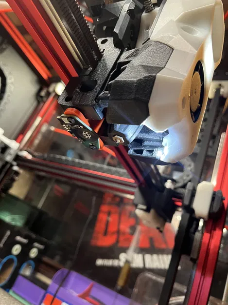 Ngàm gắn Beacon Probe cho Voron Stealthburner X carriage - Image 3