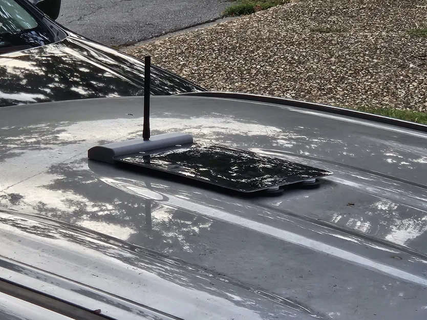 Low Profile Solar Meshtastic Car Node – Vỏ gắn nam châm cho panel Soshine 6W - Image 1