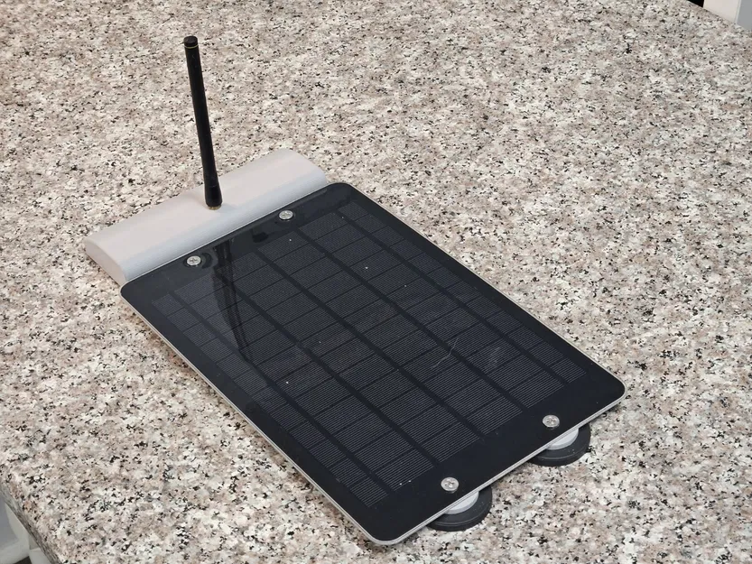 Low Profile Solar Meshtastic Car Node – Vỏ gắn nam châm cho panel Soshine 6W - Image 2