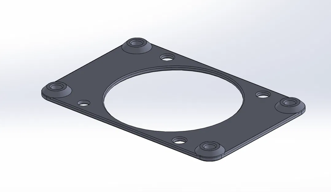 Jonsbo N4 - Giá gắn quạt 60mm (Fan mount) - Image 5