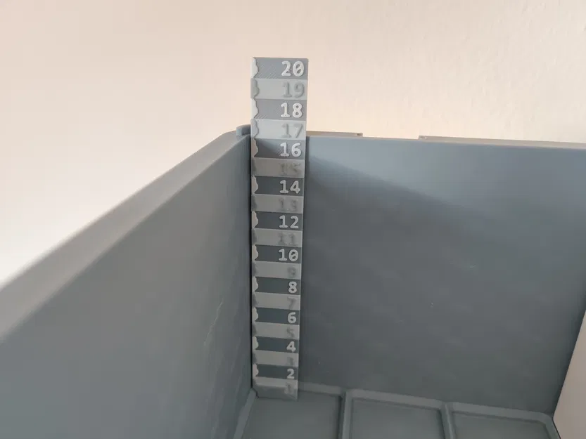 Thước đo chiều cao Gridfinity (Gridfinity Height Ruler) - Image 1