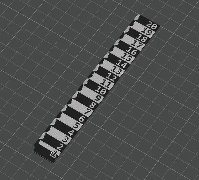 Thước đo chiều cao Gridfinity (Gridfinity Height Ruler) - Image 2