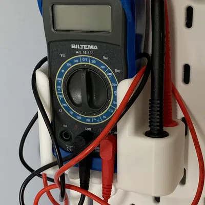 Giá đỡ multimeter Biltema cho pegboard IKEA Skadis